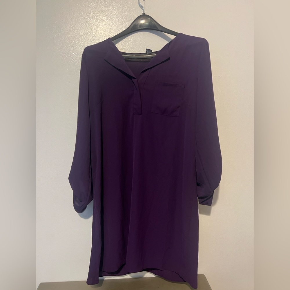 Timing Deep Purple Women's Tunic Top